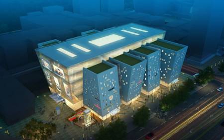 秦楚国际汽博城博览中心效果图