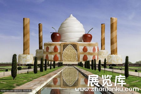 英国蛋糕日举行　“糕点天堂”展览馋死小伙伴