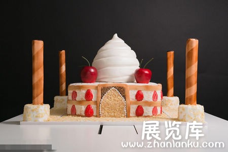 英国蛋糕日举行　“糕点天堂”展览馋死小伙伴