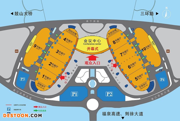 点击打开原图 福州展团平面图11