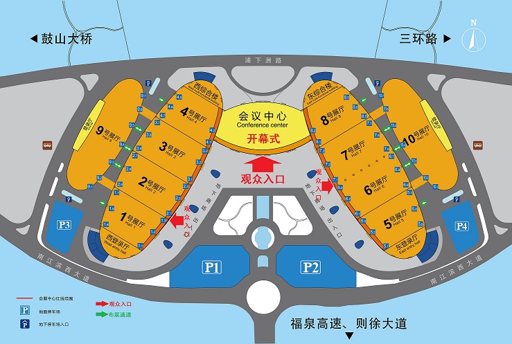 点击打开原图 福州展团平面图11