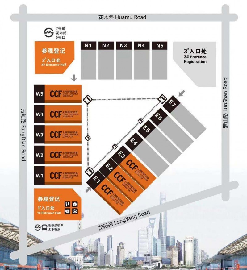 2022CCF展馆分布图